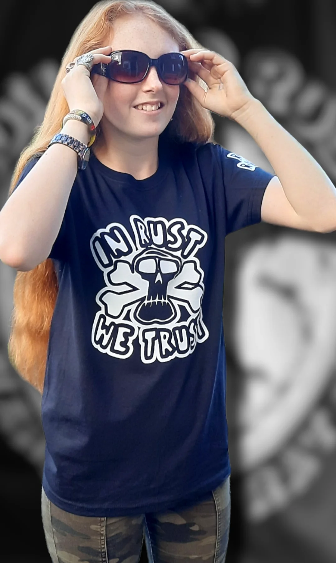 In Rust We Trust Kids Biker T-Shirt – Motorcycle Clothing UK 1 kids t shirt in rust we trust