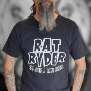 rat ryder slogan biker tshirt