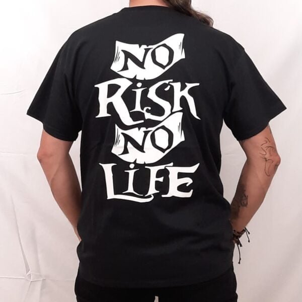 no risk no life race bike biker t shirt