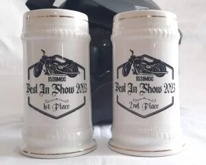 sublimation custom design beer steins bike show
