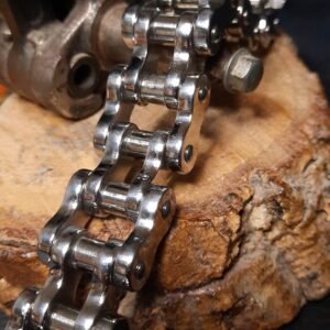 stainless steel custom biker 23mm heavy duty bike chain bracelet