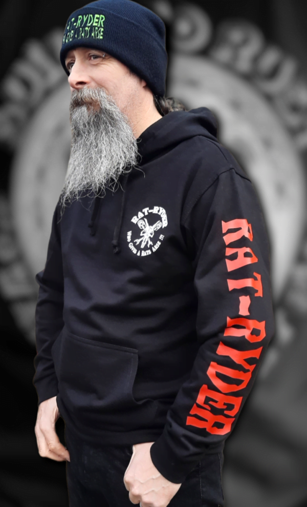 loud pipes v twin engine offensive rat ryder motobike hoodie