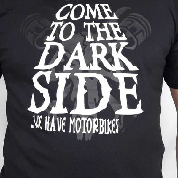 come to the dark side we have motorcycles funny biker t shirt