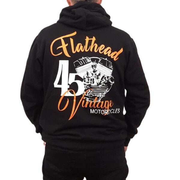 harley davidson flaathead 45 classic biker hoodie