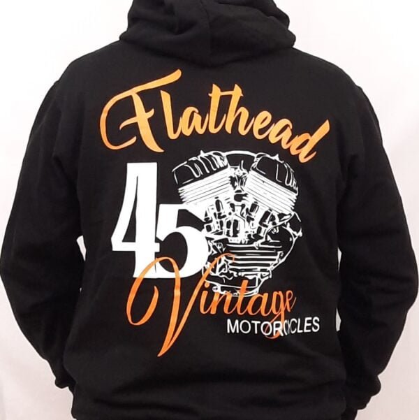 harley davidson flathead 45 biker hoodie