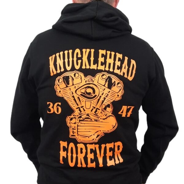harley davidson knucklehead forever biker hoodie