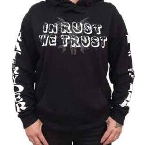 in rust we trust rat bike hoodie