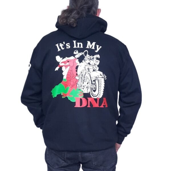 its in my dna welsh biker cymru hoodie