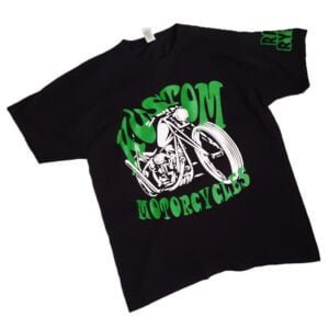 kustom motorcycles t shirt slight seconds