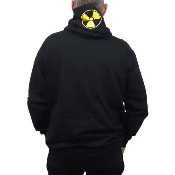 radioactive symbol rat and survival custom chopper biker hoodie