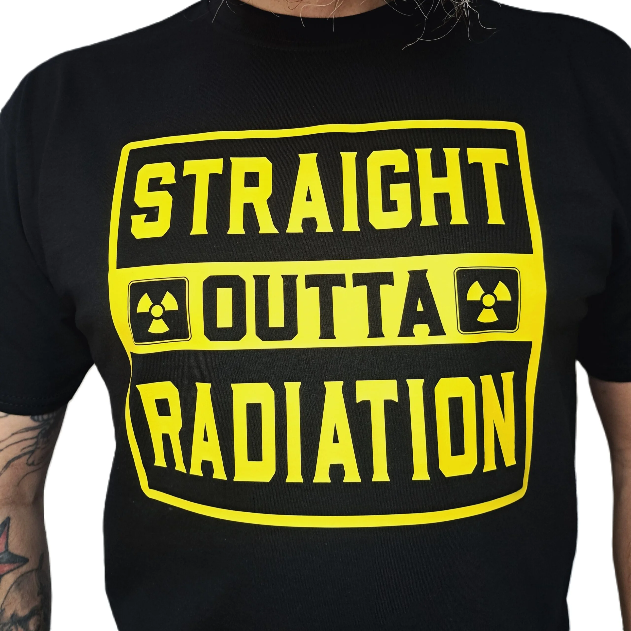 Straight Outta Radiation T-Shirt 2 straight outta radiation radioactive symbol t shirt