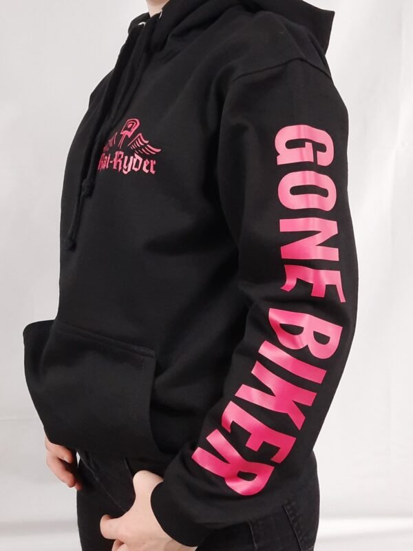 this bitch rides her own female hoodie