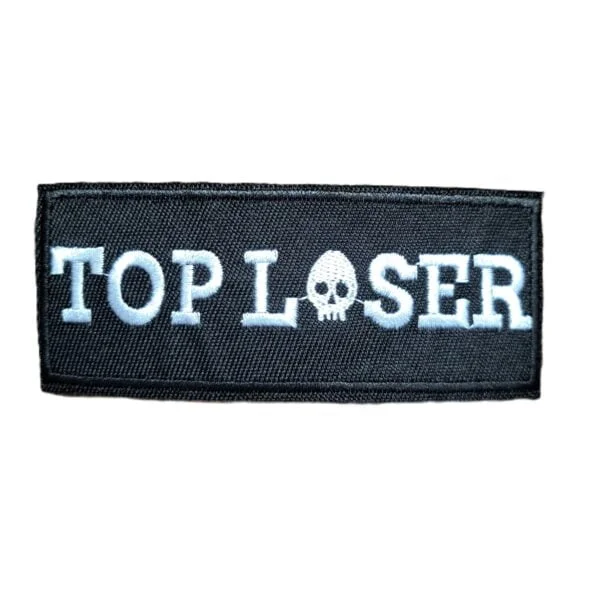 top loser biker patch