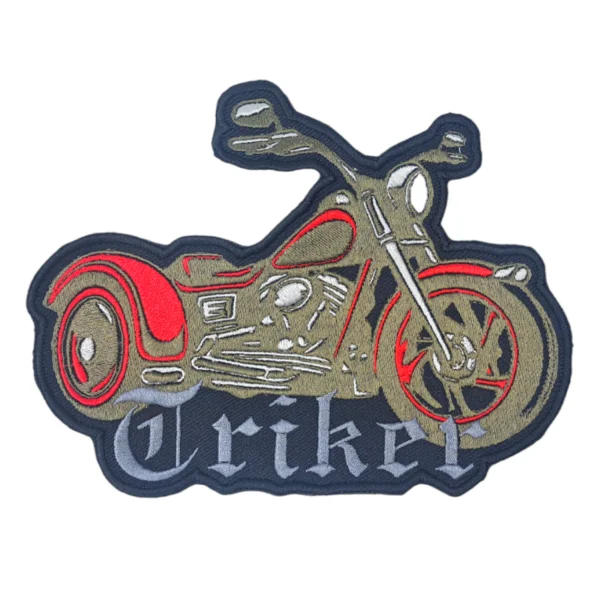 triker embroidered large biker patch
