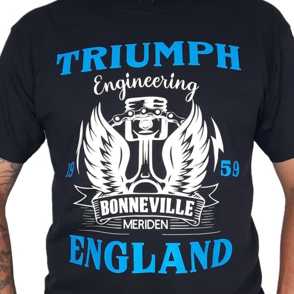 triumph england bonneville motorcycle t shirt