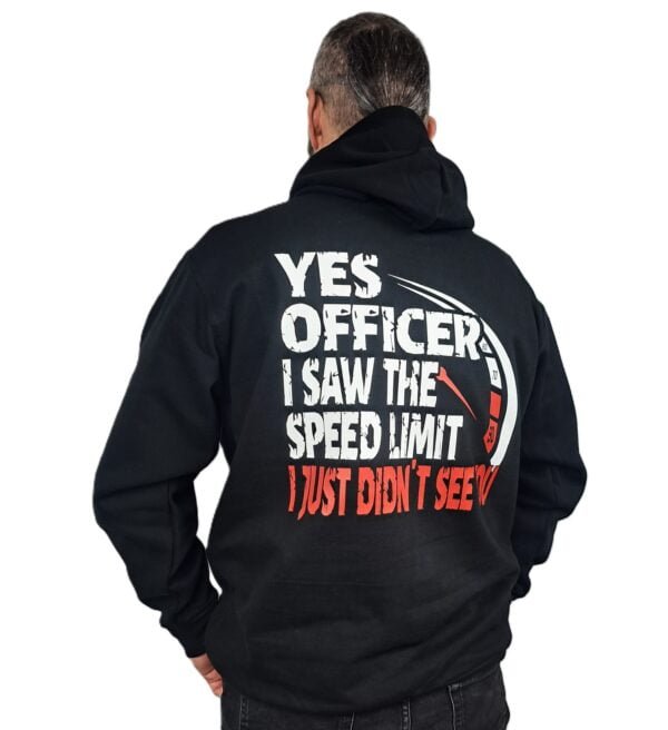 yes officer funny biker hoodie uk