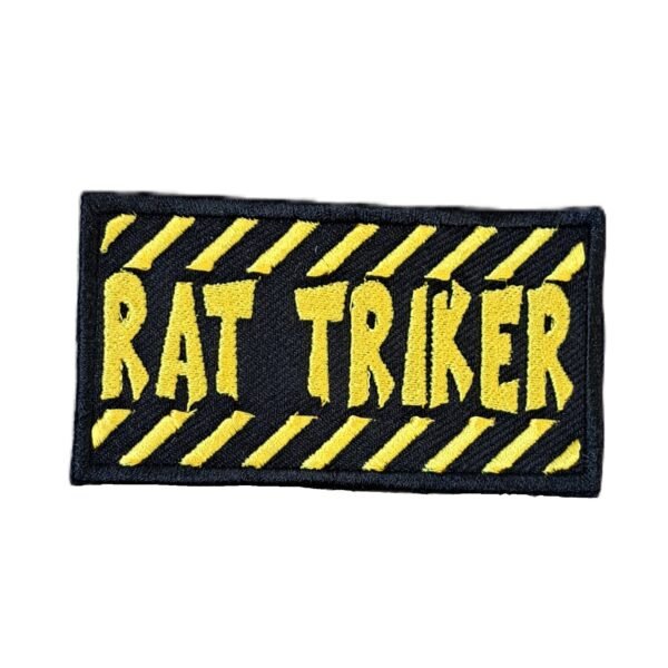 rat triker embroidered ratbike biker patch