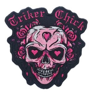 triker chick large skull patch