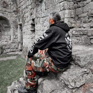 zip up ratryder zippy hoodie black rat bike motorcycle hoodie custom biker hoodie biker gift
