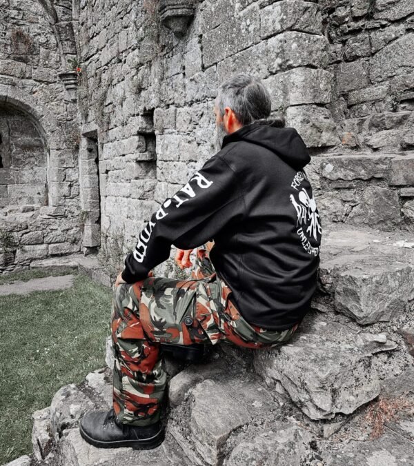zip up ratryder zippy hoodie black rat bike motorcycle hoodie custom biker hoodie biker gift