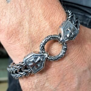 Knights Templar Biker Bracelet