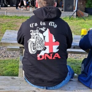 motorbike hoodie england its in my dna biker hoodie