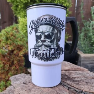 biker grandad travel mug bikers make the best grandads gift idea