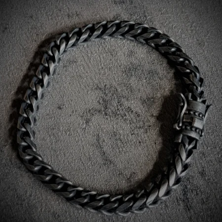 Stainless Steel Square Link Bracelet